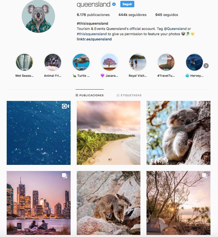 cuentas de instagram sobre australia