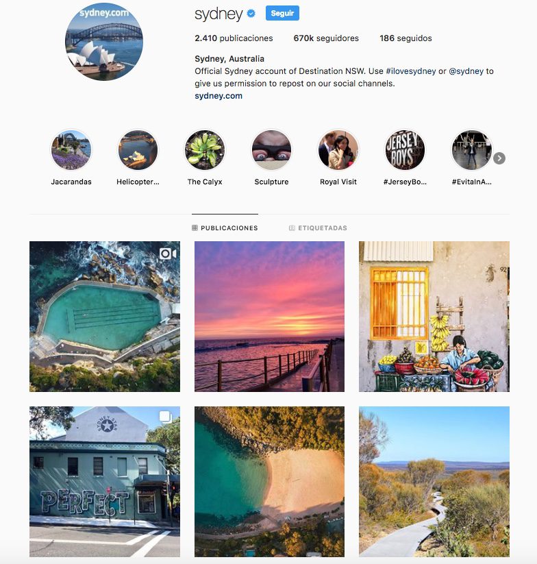 cuentas de instagram sobre australia