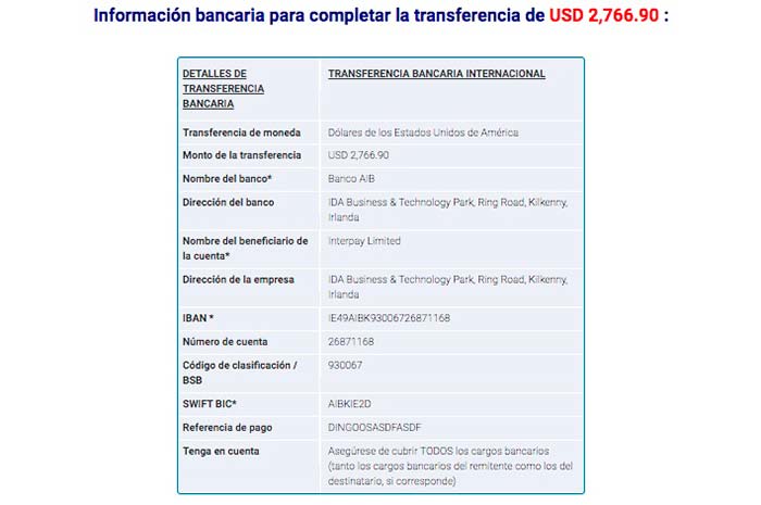 enviar dinero a australia con transfermate