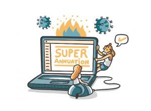 superannuation por covid en australia