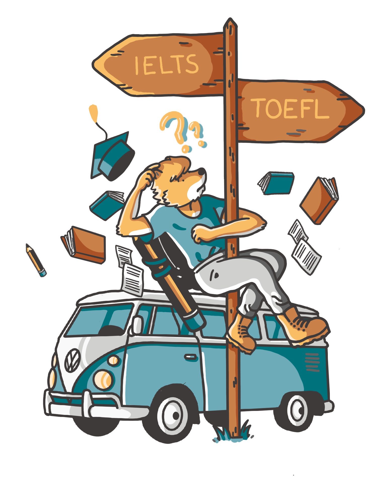 infografia ielts vs toefl