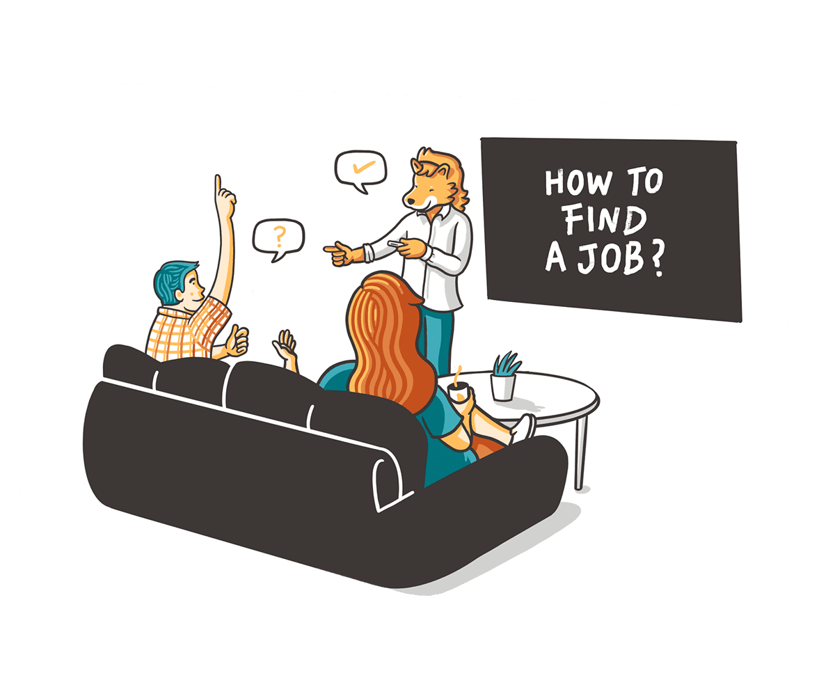 Apoyo en la búsqueda de trabajo con Dingoos