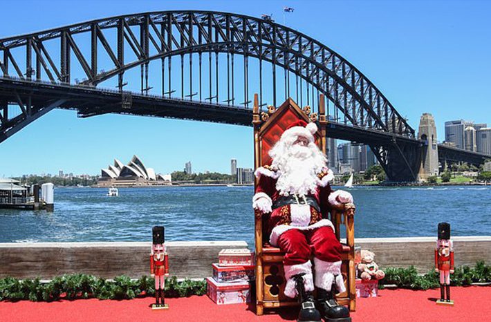 la navidad en australia