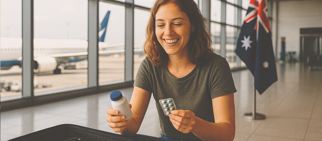 viajar con medicamentos a australia
